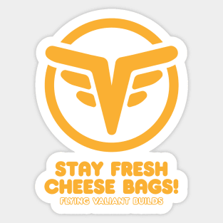 Stay Fresh 70's Style (Orange) Sticker